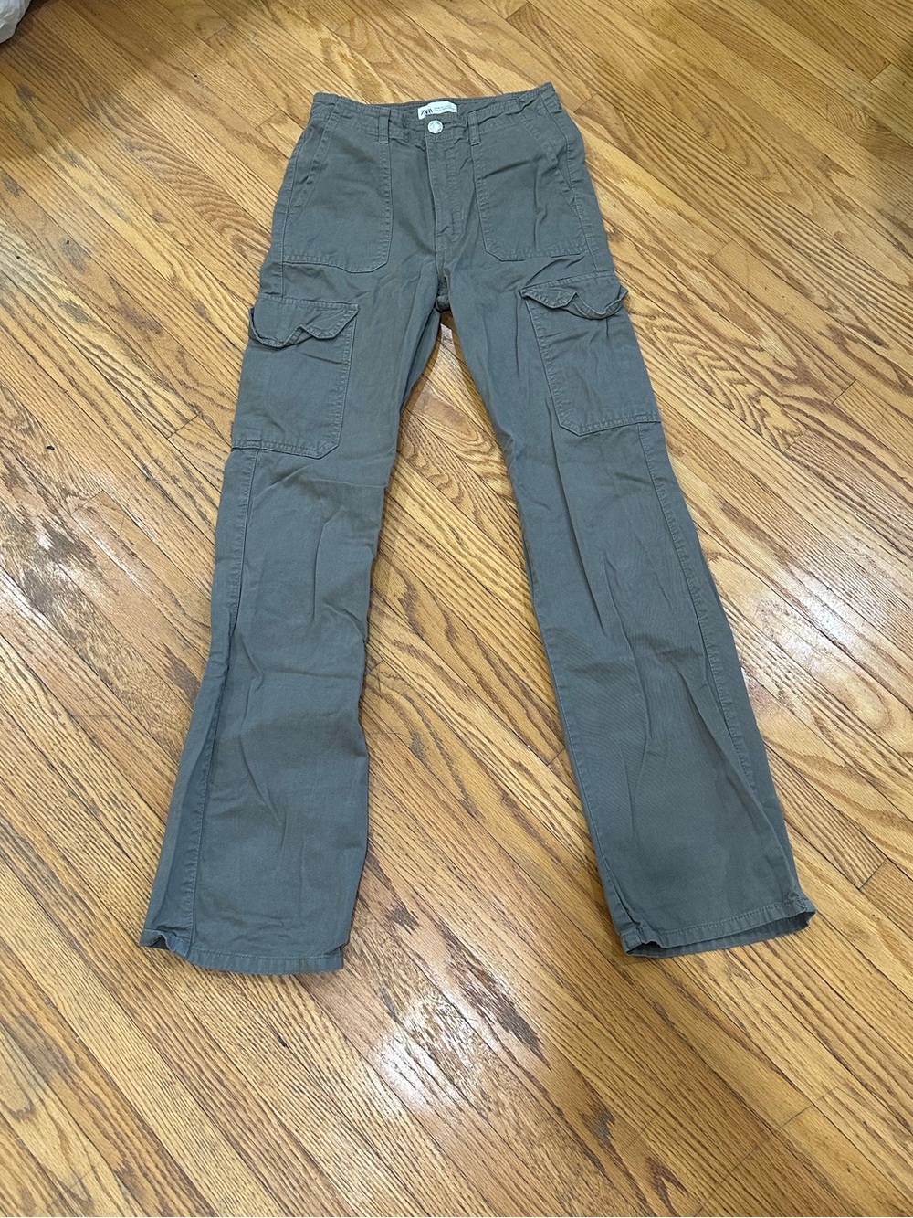 ZARA Olive Green Cargo Pants